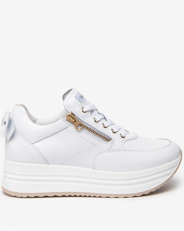 Nero Giardini Sneakers Donna in Pelle Bianca E306371D BIANCO 707 Nero Giardini 