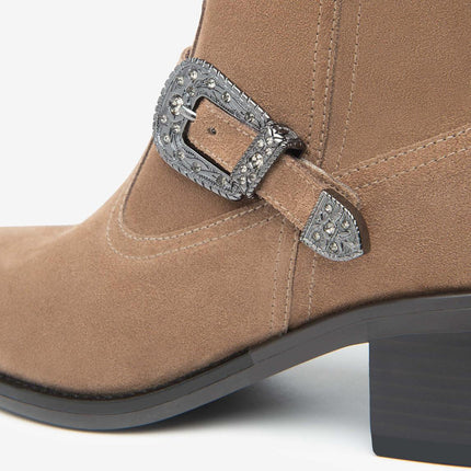 Nero Giardini Stivaletti Texani Camperos Chelsea in Camoscio Mou - MARIO SPATARELLA