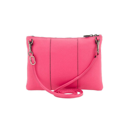 Gabs Pochette Donna con Tracolla in Pelle Begonia - MARIO SPATARELLA