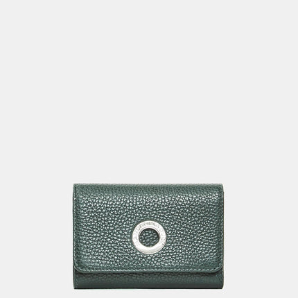 Mandarina Duck Portafogli Donna Pelle Verde Pine Green Portamonete FZP70 MELLOW LEATHER PINE GREEN Mandarina Duck 