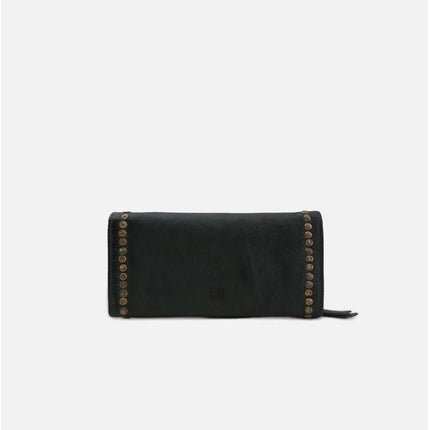 Biba Portafogli Donna Lungo con Portamonete in Pelle Nera - MARIO SPATARELLA