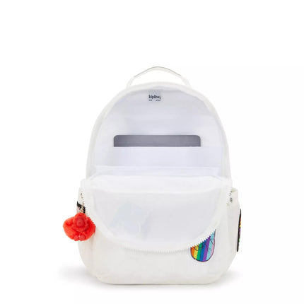 Zaino Pride Multitasche con Porta PC SEOUL PRIDE ALABASTER PATCH Kipling 
