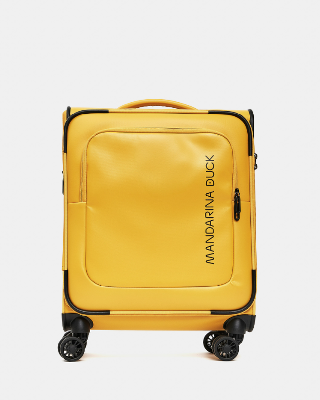 Trolley Bagaglio a Mano Softy Giallo 4 Ruote OSV01 ECO COATED DUCK YELLOW Mandarina Duck 