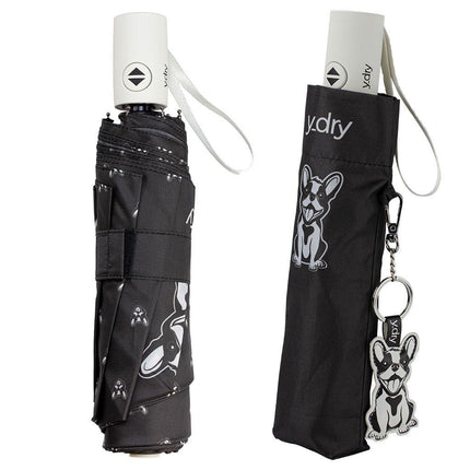 Ombrello Corto Apri Chiudi Nero Y2270 ETTORE BLACK Y-Dry 