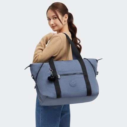 Borsone Shopper Viaggio Blu Jeans ART M BLUE LOVER Kipling 