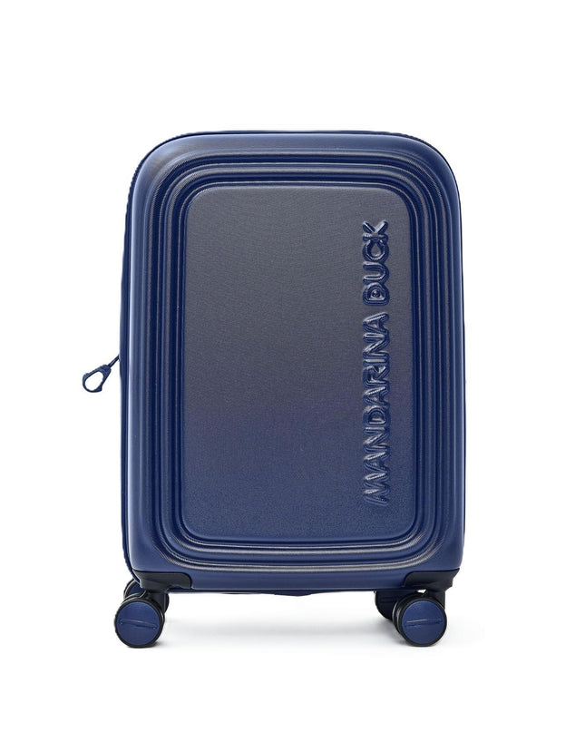 Mandarina Duck Trolley Cabina Bagaglio a Mano Espandibile 4 Ruote Deep Blue SZV24 LOGODUCK DEEP BLUE Mandarina Duck 