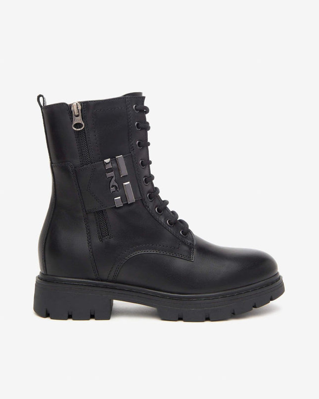 Anfibi Donna Pelle Nero I411862D NERO 100 Nero Giardini 
