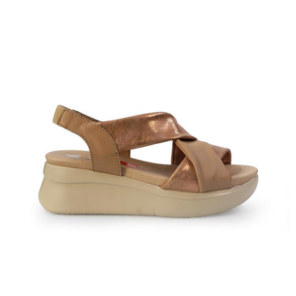 Callaghan Sandali Donna con Zeppa Platform in Pelle Laminata Rosa 29930 LLANA PINK Callaghan 