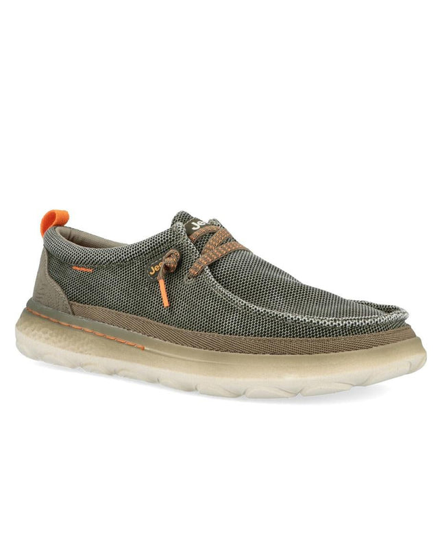 Jeep Wallabee Slip On Uomo in Tessuto Verde - MARIO SPATARELLA
