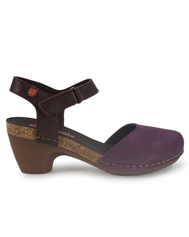 Jungla Pump Donna con Tacco in Pelle Nabuk Viola - MARIO SPATARELLA