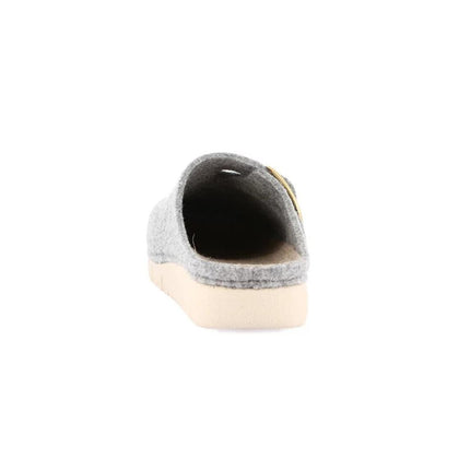 Grunland Pantofole Ciabatte Donna in Feltro di Lana Cenere CI0896 HATE CENERE Grunland 
