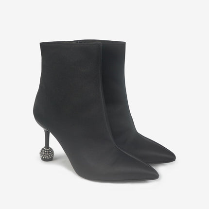 Stivaletti Donna Tacco Punta Nero 514 ELEGANT BLACK Tsakiris Mallas 