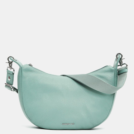 Mandarina Duck Borsa in Pelle Verde Acqua con Tracolla FZT03 MELLOW LEATHER ICEBERG GREEN Mandarina Duck 