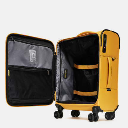 Trolley Bagaglio a Mano Softy Giallo 4 Ruote OSV01 ECO COATED DUCK YELLOW Mandarina Duck 