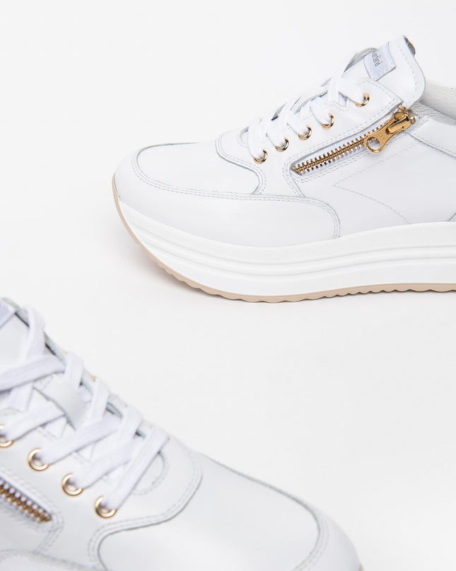 Nero Giardini Sneakers Donna in Pelle Bianca E306371D BIANCO 707 Nero Giardini 