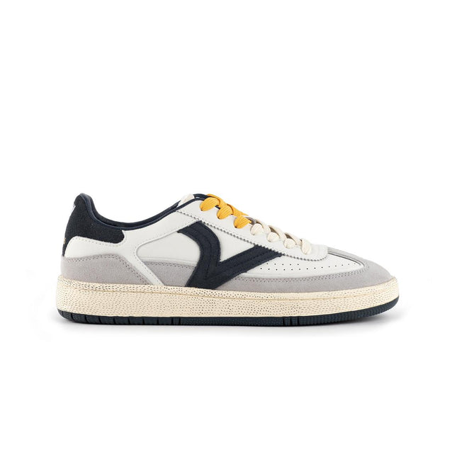 Victoria Sneakers Bassa Uomo in Pelle Bianca Blu Multi 8806118 SMASH URBAN MARINO Victoria 