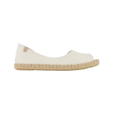 Verbenas Espadrillas Bassa da Donna in Pelle Bianca CRUZ NUCLEO WHITE Verbenas 