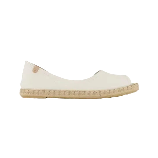 Verbenas Espadrillas Bassa da Donna in Pelle Bianca CRUZ NUCLEO WHITE Verbenas 