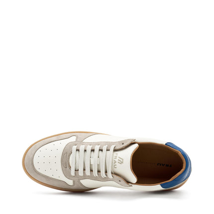 Sneakers Bassa Uomo Pelle Bianco 24S8 CERULEO Frau 