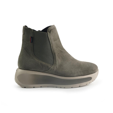 Callaghan Stivaletti Chelsea Donna con Zeppa in Camoscio Nutria 61607 GRACE NUTRIA Callaghan 