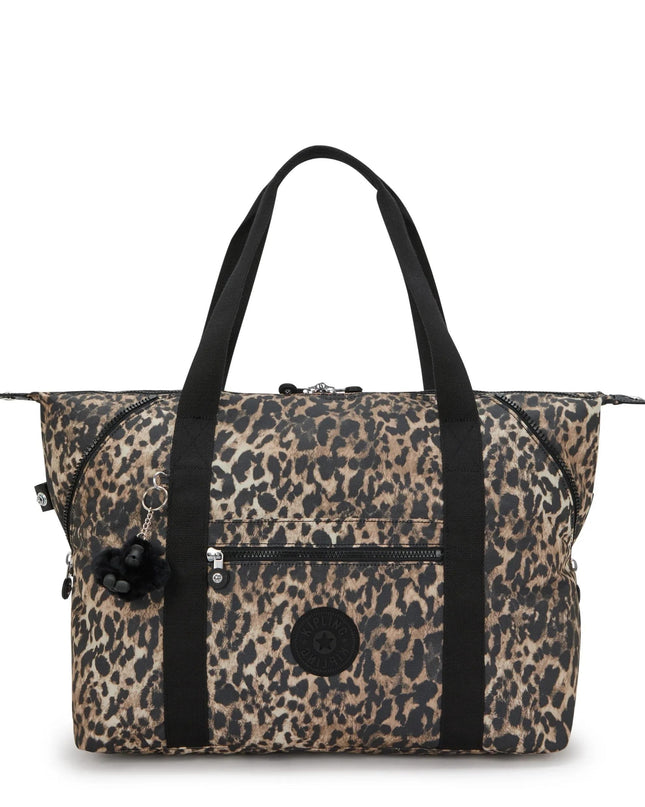 Kipling Borsone Shopper Viaggio in Tessuto Leopardato ART M LEOPARD Kipling 