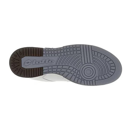 Sneakers Medalist Basse Pelle Bianco HOOP STAR RUB 2 WHITE BLACK Lotto Leggenda 
