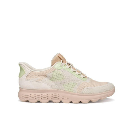 Geox Spherica Plus Sneakers Donna Bassa in Tessuto Sabbia - MARIO SPATARELLA