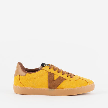 Sneakers Victoria Donna Bassa in Camoscio Mostarda 1126221 BERLIN MUSTARD Victoria 