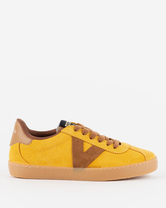 Sneakers Victoria Donna Bassa in Camoscio Mostarda 1126221 BERLIN MUSTARD Victoria 
