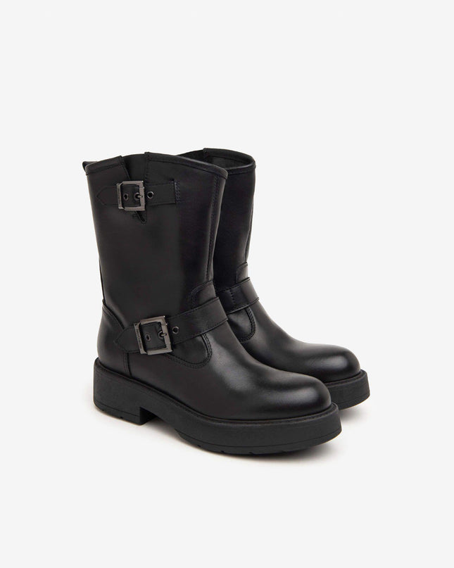Stivaletti Donna  Pelle Nero I411980D NERO 100 Nero Giardini 