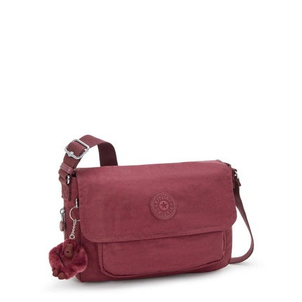Kipling Borse con Tracolla Multitasche in Tessuto Vino DALMA B LOUNGE WINE Kipling 