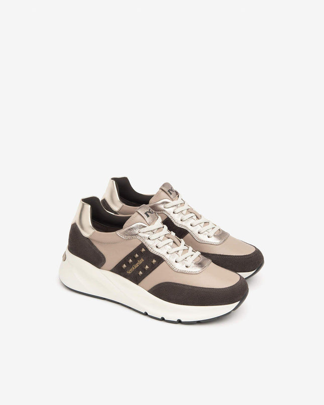 Sneakers Donna Zeppa Multicolor Ambra I411523D CASTAGNO SAVANA 305 Nero Giardini 