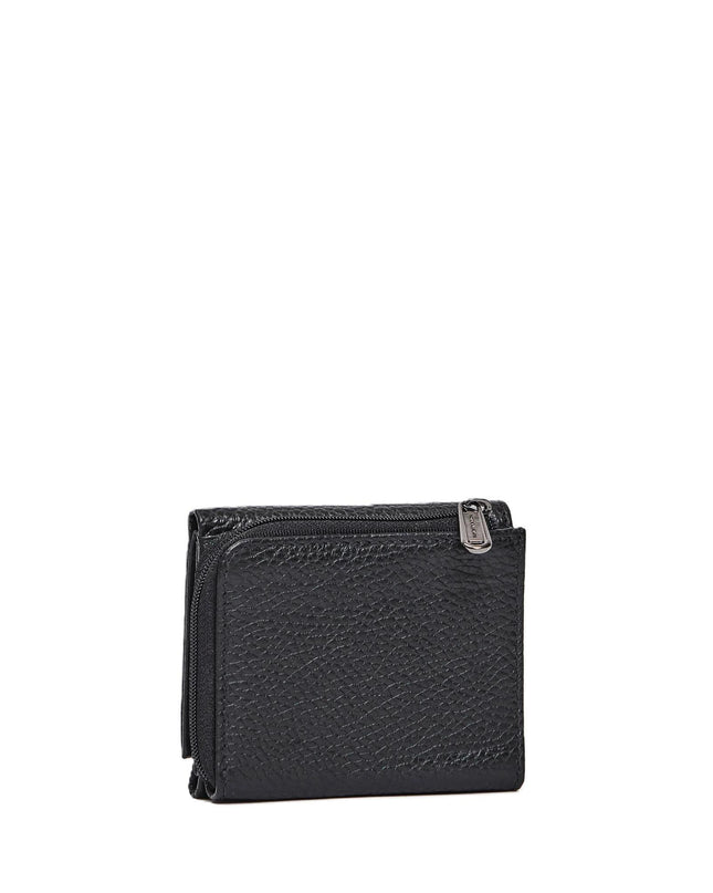 Mandarina Duck Portafogli Donna Pelle Nero Portamonete FZP76 MELLOW LEATHER BLACK Mandarina Duck 