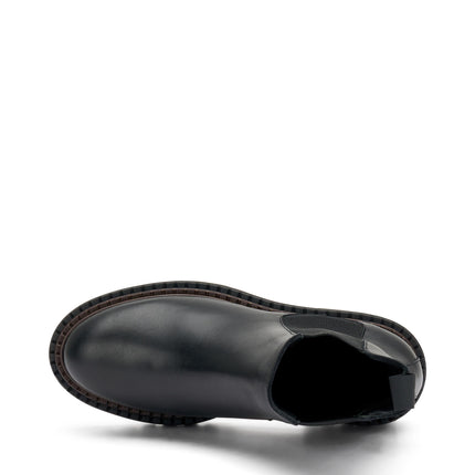 Stivaletti Frau Chelsea Donna in Pelle Nero 78L3 TRESOR BLACK Frau 