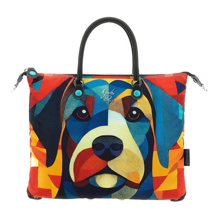 Gabs Borsa Convertibile e Trasformabile con Tracolla in Tessuto Fantasia Bracco Rosso G3 PLUS TG M BRACCO ROSSO Gabs 