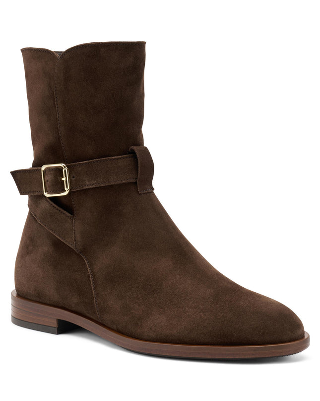 Stivaletti Donna Camoscio Marrone 88G6 CACAO Frau 