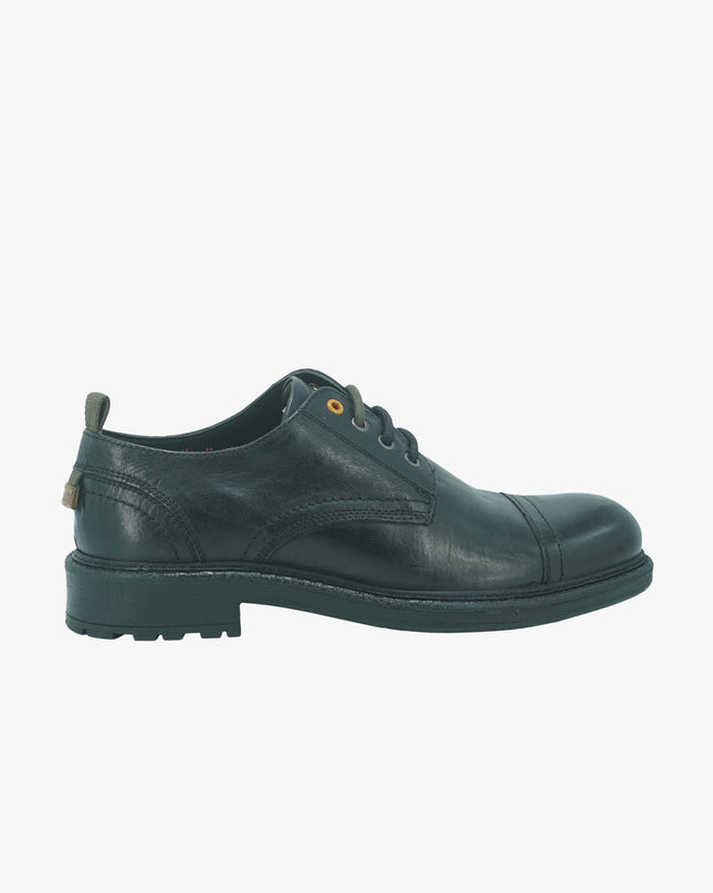 Francesina Uomo in Pelle Nera FREEDOM DERBY NERO Wrangler 
