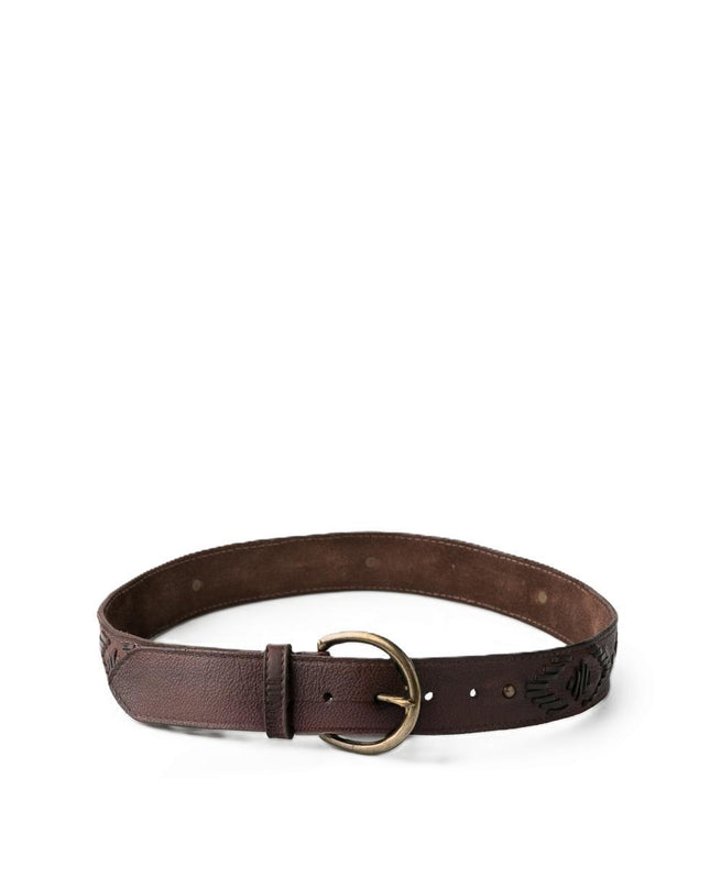 Biba Cintura Donna Pelle Marrone con Infilature BAY1A BAYRON DARK BROWN Biba 