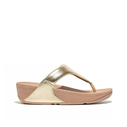 FitFlop Sandali Donna Infradito in Pelle Laminata Platino I88-675 LULU PLATINO FitFlop 
