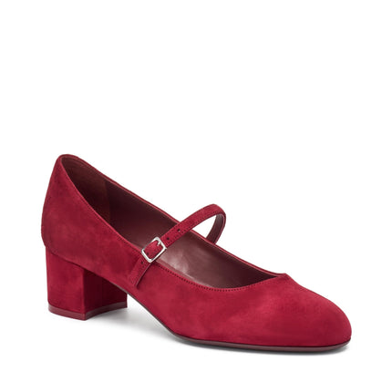 Frau Decolletè Mary Jane in Camoscio Bordo - MARIO SPATARELLA