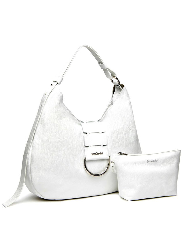 NeroGiardini Borsa Donna in Pelle Bianca - MARIO SPATARELLA