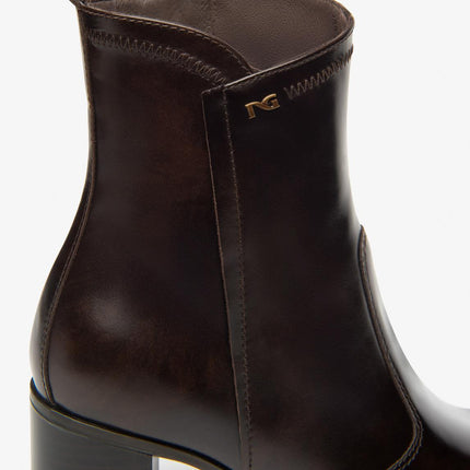 Nero Giardini Stivaletti Tronchetti Donna Pelle Testa di Moro - MARIO SPATARELLA