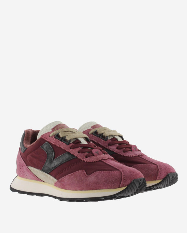 Victoria Sneakers Running Donna in Pelle Beige 8812100 ROOT D BORDO Victoria 