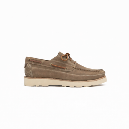 Barca Scarpa Uomo Camoscio Taupe HOPI SUEDE TAUPE 029 Jeep Footwear 