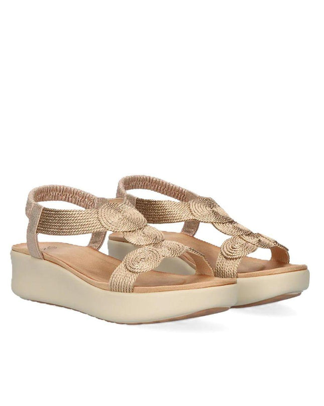 Exe Sandli Confort Donna con Zeppa Laminato Rosa Gold ZFB1951-H12 LAMINATO Exe 