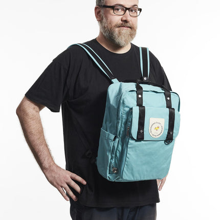Zaino Porta Computer Tessuto Turchese JXT01 ANNIVERSARY TURQUOISE 258 Mandarina Duck 