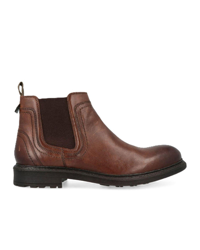 Stivaletto Chelsea Uomo Pelle Marrone MAYWOOD CHELSEA DARK BROWN 030 Jeep Footwear 