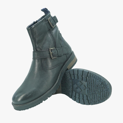 Stivaletti Uomo in Pelle BOOGIE BIKER ANTRACITE Wrangler 