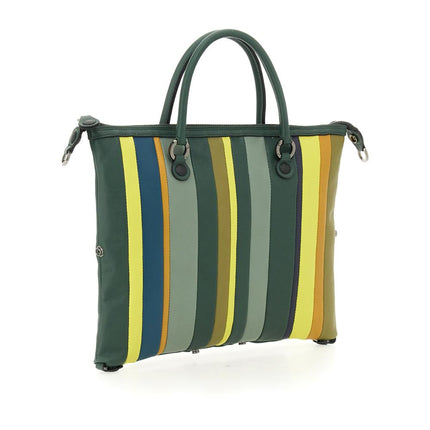 Borsa Shopper Trasformabile in Pelle Righe Toni Bosco G3 PLUS TG M G000033T2 PATCHWORK RIGHE TONI Gabs 
