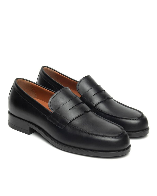 NeroGiardini Mocassino College Uomo in Pelle Nera - MARIO SPATARELLA